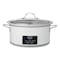 Betty Crocker 6-quart Oval Digital Slow Cooker, White BC-4587W - alternate 1